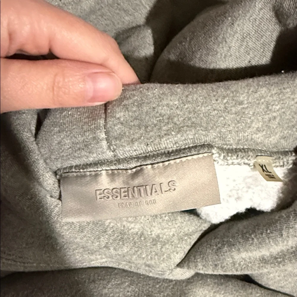 Essentials Gray Hoodie - Picture 2 of 3